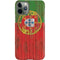 Portuguese Flag Dark Wood iPhone 11 Pro Lite Case